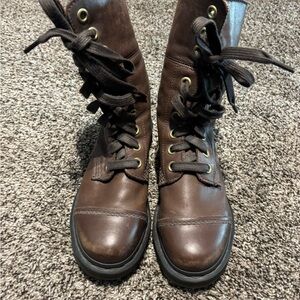Dr. Martens Brown Lace Up Boot